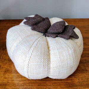 Fall Autumn Boucle Tweed Fabric Pumpkin